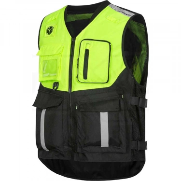 SCOYCO JK116 KORUMALI REFLEKTÖRLÜ YELEK NEON