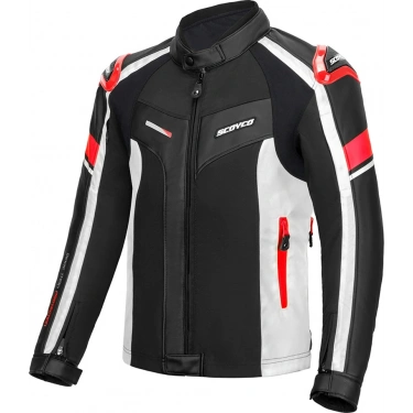 SCOYCO JK152 4 MEVSİM MONT DERİ KIRMIZI