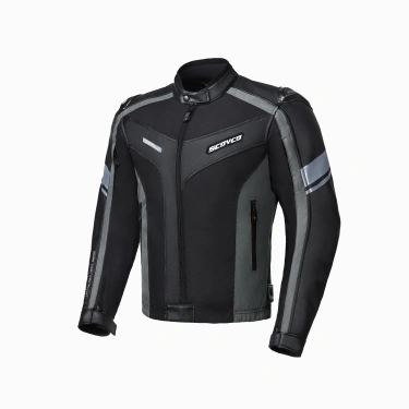 SCOYCO JK152 4 MEVSİM ERKEK MONT DERİ SİYAH