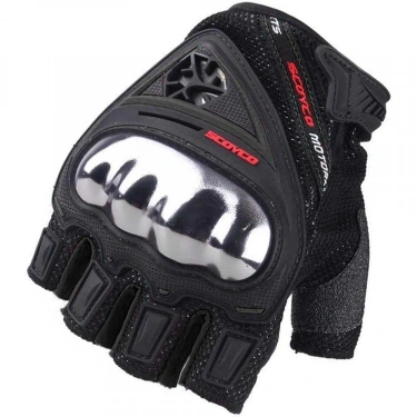 SCOYCO MC44D SİYAH YARIM ELDİVEN