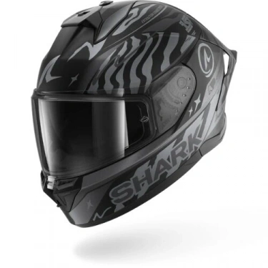 SHARK SKWAL CUP SPEED-FANCY SİYAH-GRİ KAPALI KASK (PINLOCK HEDİYELİDİR)