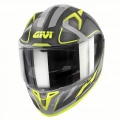 GIVI 50.8 RACER MAT SİYAH-TITANIUM-SARI KASK