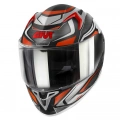 GIVI 50.9 ATOMIC MAT SİYAH-GRİ-KIRMIZI KASK (SİYAH CAM+ŞEFFAF CAM+PINLOCK CAMI)
