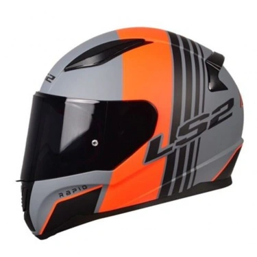 LS2 RAPID MULTIPLY MAT KIRMIZI-NARDO GRİ KASK (SİYAH+BEYAZ CAM)