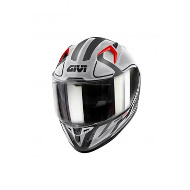 GIVI 50.8 RACER MAT SİYAH-TITANIUM-GRİ KASK