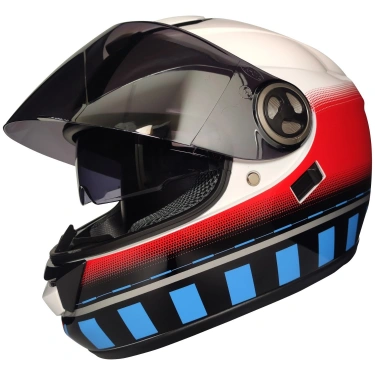 Free- M 913 Tesseract Güneş Vizörlü Kapalı Kask Siyah Camlı