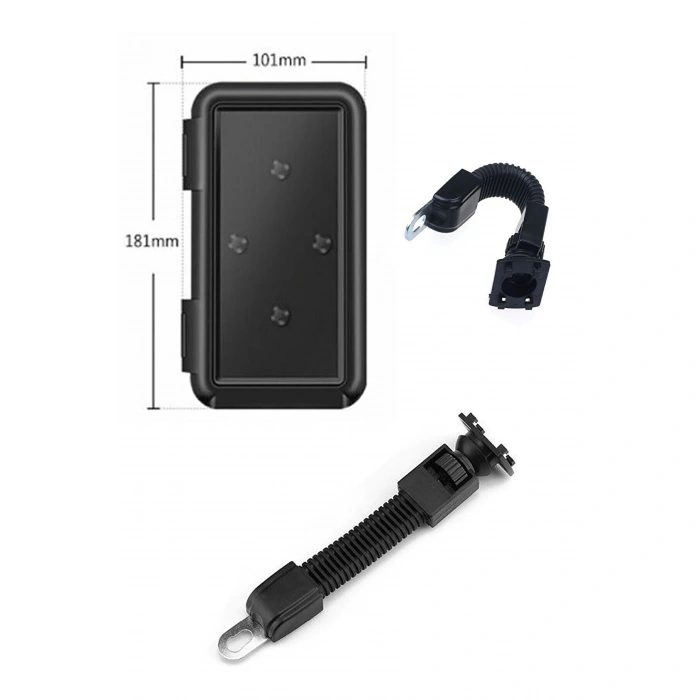 Suporte Motosiklet Telefon Tutucu Kapalı Model ( 4,7 - 6,8 inches ) AYNA BAGLANTILI