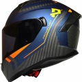 MTS M-910 BLUE GÜNEŞ VİZÖRLÜ KASK (SİYAH CAMLI)