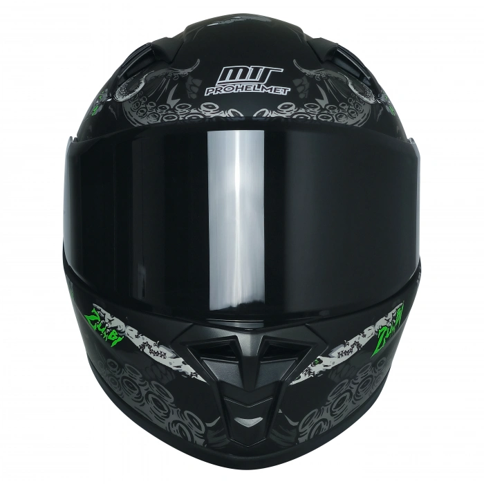 MTS 201 ZOMBİE SİYAH ÇOCUK KASKI KAPALI MODEL