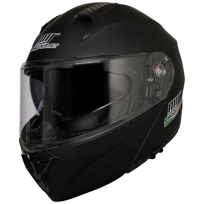 MTS 966 V2 ÇENE AÇILIR MAT SİYAH KASK