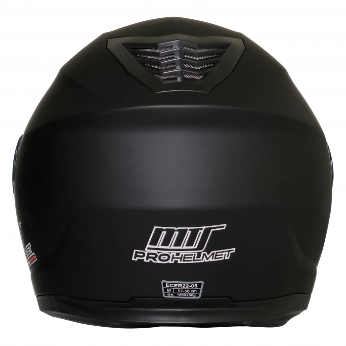 MTS 966 V2 ÇENE AÇILIR MAT SİYAH KASK