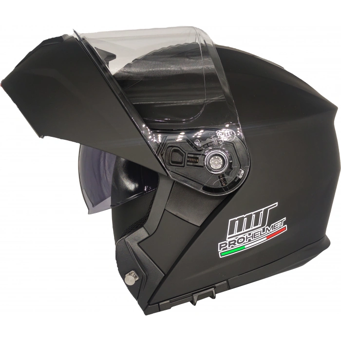 MTS 966 V2 ÇENE AÇILIR MAT SİYAH KASK