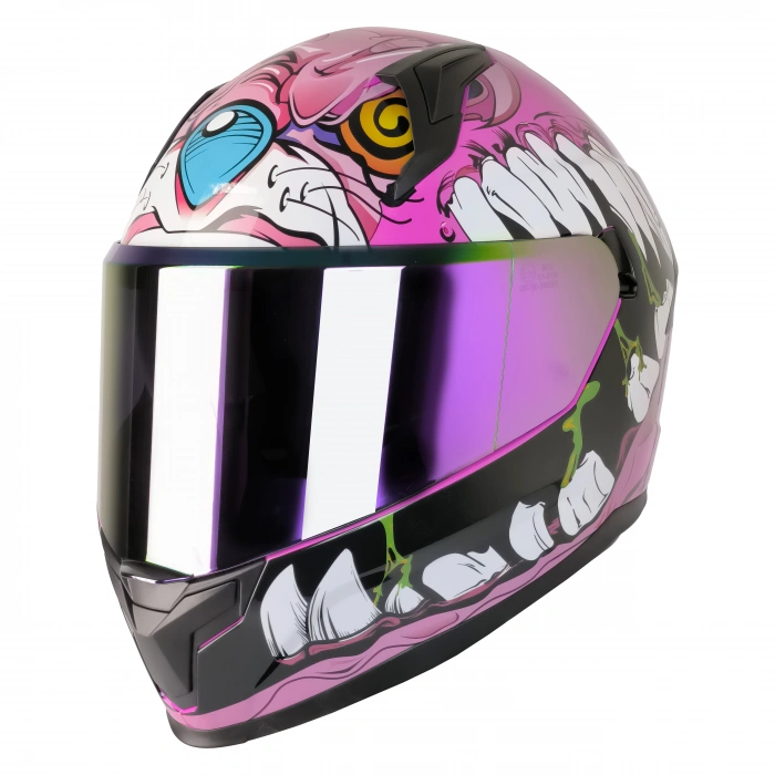 MTS M-910 HORUS LADY GÜNEŞ VİZÖRLÜ KASK (GÖKKUŞAĞI CAMLI)