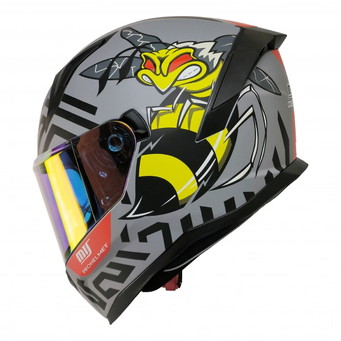 MTS M-910 MAT BEE GÜNEŞ VİZÖRLÜ KASK