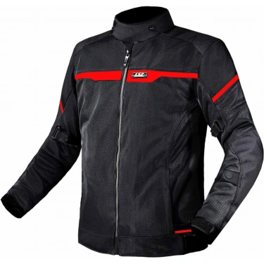 LS2 RIVA MONT SİYAH-KIRMIZI ( YAZLIK + İÇİ ASTARLI )