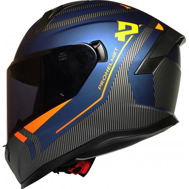 MTS M-910 BLUE GÜNEŞ VİZÖRLÜ KASK (SİYAH CAMLI)