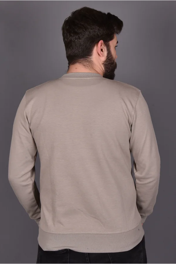 Bej Double Face Sweat