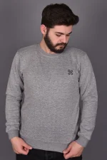 Gri Double Face Sweat