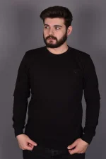Siyah Double Face Sweat