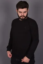 Siyah Double Face Sweat