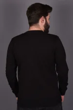 Siyah Double Face Sweat