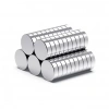 10 Adet 10x2mm Yuvarlak Neodyum Mıknatıs Güçlü Magnet Nikel Kaplamalı