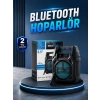 15W Güçlü Ses Çıkışlı Bluetooth Hoparlör FM Radyo ve Mikrofon Destekli