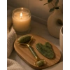 2 Parça Jade Stone Cilt Bakım Seti Şişkinlik Karşıtı Yüz Masajı