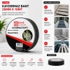 25MM X 10MT KAYDIRMAZ SİYAH BANT (5468)