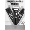 3 Başlıklı Profesyonel Tıraş Makinesi