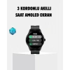 3 Kordonlu AMOLED Akıllı Saat – Sağlık Takipli