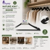 3 PARÇA PLASTİK WODY METAL BAŞLI ASKI (5468)