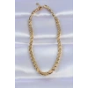 316L Çelik Gold Renk Arpa Model Kolye