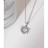 316L Çelik Zincir Gümüş Renk Kalp Model Kadın Kolye