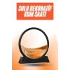 3D LED Işıklı Kum Saati Gece Lambası Hareketli Sulu Kum Saati Orta Boy