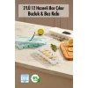 3’lü Set 12 Hazneli Bas Çıkar Buzluk & Buz Kabı