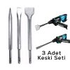 3PCS MURÇ SETİ SİVRİ -DÜZ 25CM (5468)