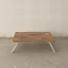 4 ADET SİYAH SOFRA AYAK KOMPLE PLASTİK 20CM AÇ KAPA (5468)