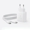 45W Süper Hızlı Şarj Adaptörü USB-C PD 3.0 PPS Fast Charger + 5A Type-C to Type-C Kablo (5468)
