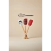 4’lü Silikon Spatula ve Çırpıcı Seti Karışık Renk