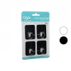 4PCS CLOUD ASKI NO-2 SİYAH - BEYAZ PLASTİK YAPIŞKANLI MONTAJ (5468)