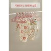 6’lı Bebek Askısı & Bebek Gardırop Askısı Pembe Set