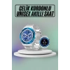 Akıllı Saat Çelik Kordonlu Amoled Ekran Android ve İOS Uyumlu Çağrı Cevaplayabilen