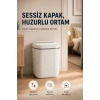 Akıllı Sensörlü 20 Litre Çöp Kovası Sessiz Kapaklı Modern Hijyenik Ev Tipi Çöp Kutusu