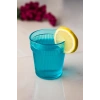 Akrilik Aquamarin Tekli Kısa Bardak & Su Meşrubat Kahve Yanı Bardağı 300 ml ( Cam Değildir )