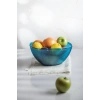 Akrilik Barok Aquamarin Büyük Kare Meyve & Salata Kasesi & Karıştırma Kabı / 3,3 Lt  (CAM DEĞİLDİR)