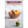 Akrilik Barok Mürdüm Büyük Kare Meyve & Salata Kasesi & Karıştırma Kabı / 3,3 Lt  (CAM DEĞİLDİR)
