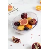 Akrilik Barok Şeffaf Büyük Oval Meyve & Salata Kasesi & Karıştırma Kabı / 3,3 Lt  (CAM DEĞİLDİR)
