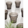 Akrilik Füme Tekli Kısa Bardak & Su Meşrubat Kahve Yanı Bardağı 300 ml ( Cam Değildir )