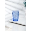 Akrilik Mavi Tekli Kısa Bardak & Su Meşrubat Kahve Yanı Bardağı 400 ml ( Cam Değildir )